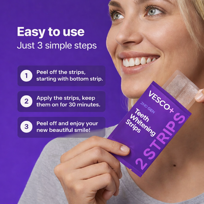 Vesco Purple Whitening Strips