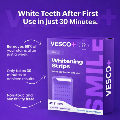 Vesco Purple Whitening Strips